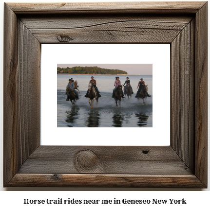 horse trail rides near me in Geneseo, New York